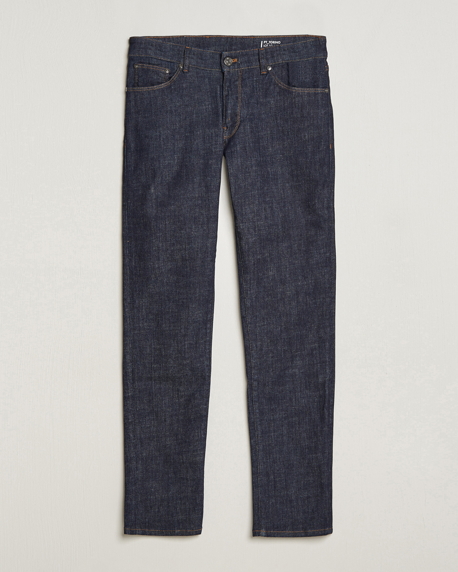 Homme | Jeans | PT01 | Slim Fit Stretch Jeans Dark Indigo
