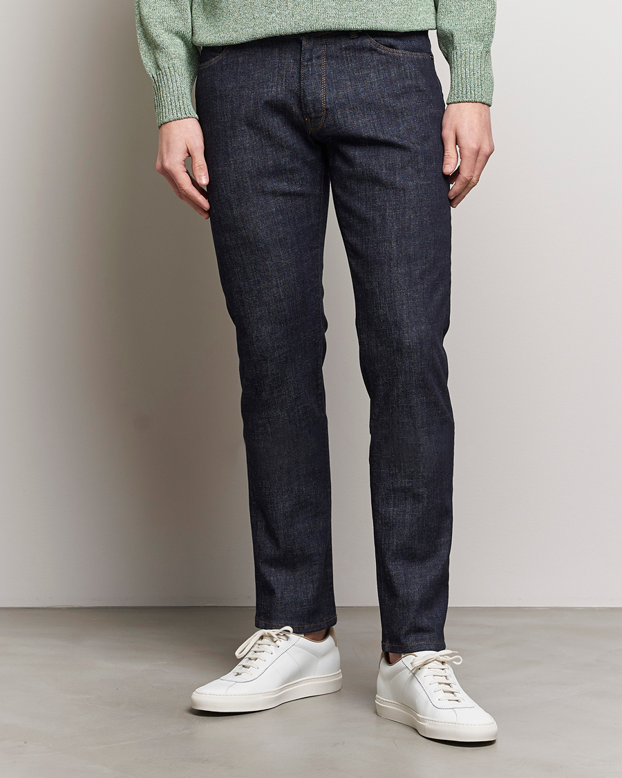 Homme | Italian Department | PT01 | Slim Fit Stretch Jeans Dark Indigo