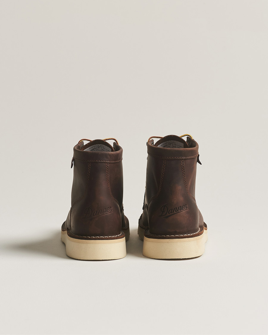 Homme | Bottes | Danner | Bull Run Leather Moc Toe Boot Brown