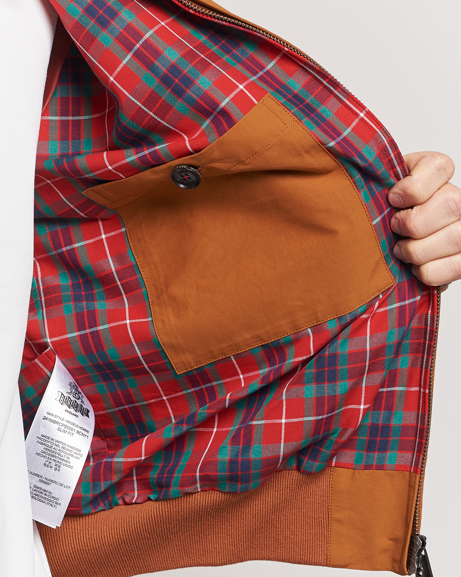 Homme | Manteaux Et Vestes | Baracuta | G9 Original Harrington Jacket Pumpkin Spice