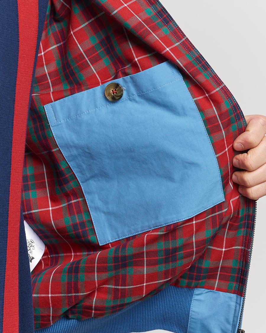 Homme | Manteaux Et Vestes | Baracuta | G9 Original Harrington Jacket Heritage Blue