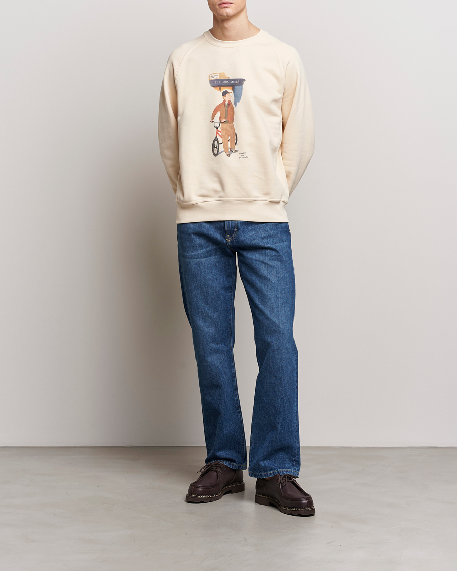 Homme | Pulls Et Tricots | Baracuta | Slowboy Colourmen Cotton Crew Neck Butter
