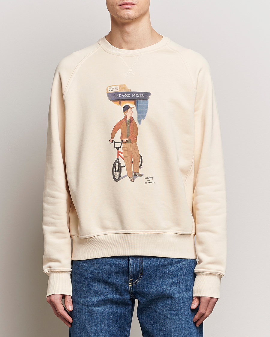 Homme | Pulls Et Tricots | Baracuta | Slowboy Colourmen Cotton Crew Neck Butter