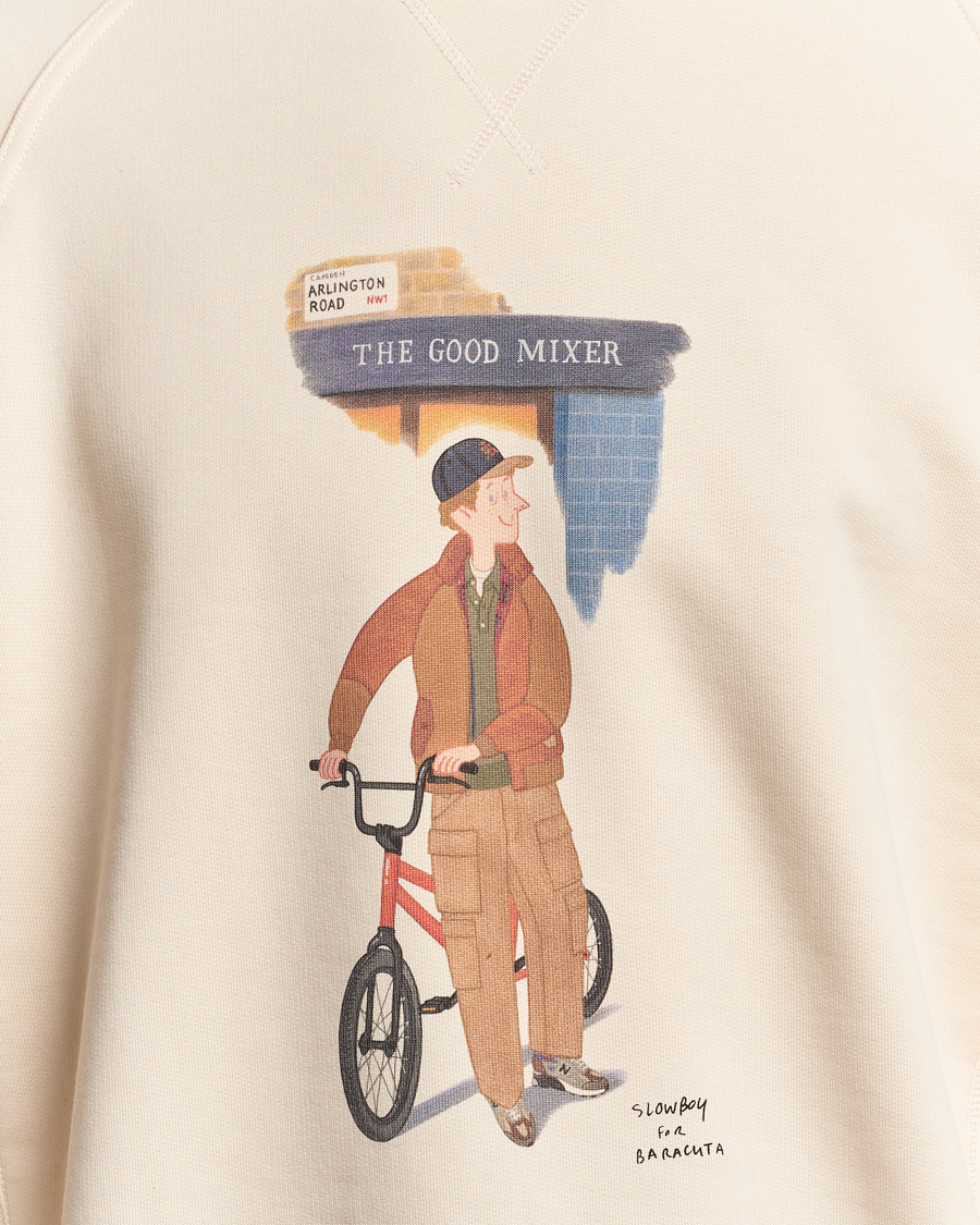 Homme | Pulls Et Tricots | Baracuta | Slowboy Colourmen Cotton Crew Neck Butter
