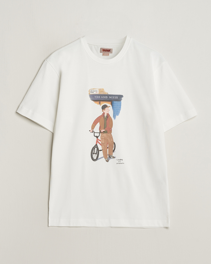 Homme | T-shirts | Baracuta | Slowboy Arlington Cotton T-Shirt Off White