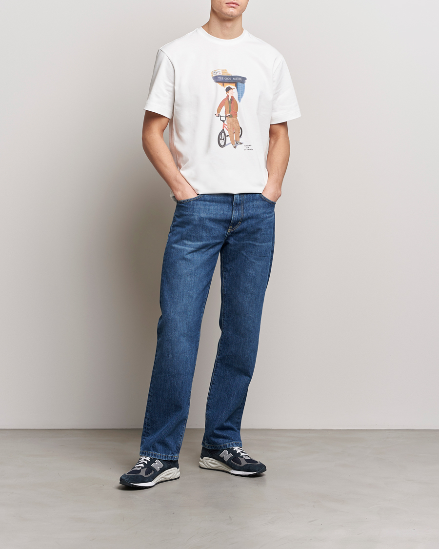Homme | T-shirts | Baracuta | Slowboy Arlington Cotton T-Shirt Off White