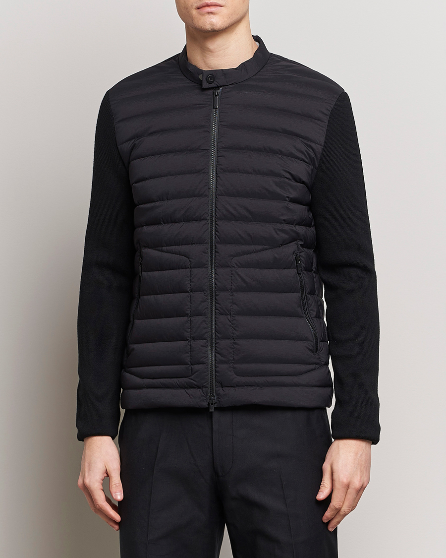 Homme | Manteaux Et Vestes | UBR | Super Sonic Savile Wool Hybrid Jacket Black Wool