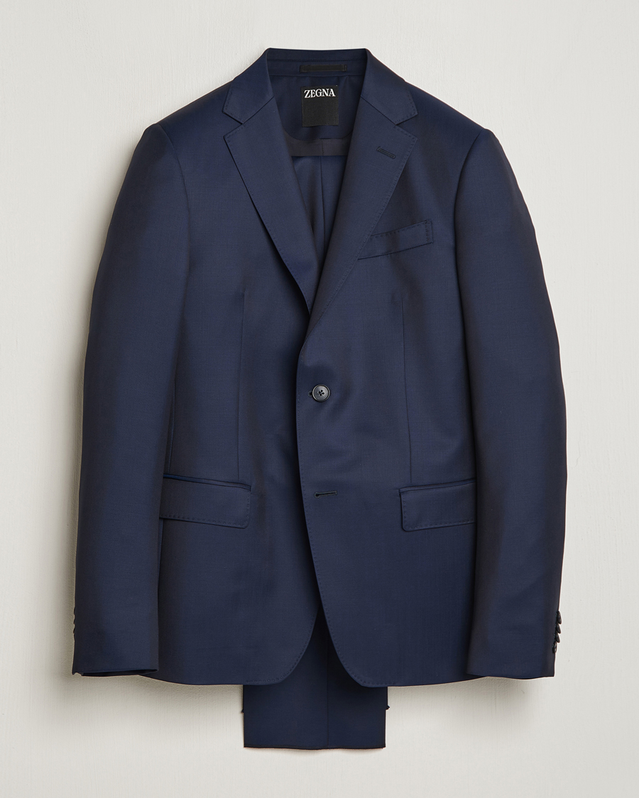 Homme | Costumes | Zegna | Tailored Wool Suit Navy