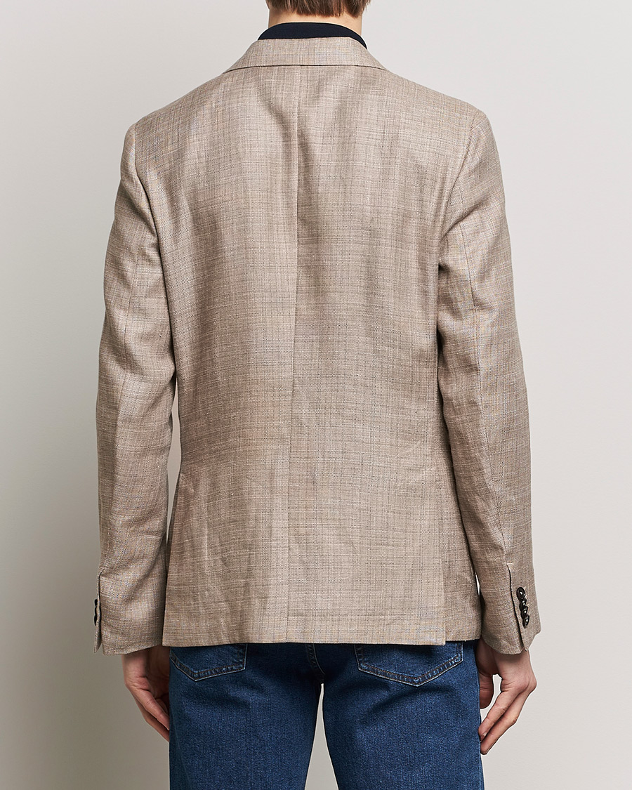 Homme | Blazers | Zegna | Unconstructed Linen Blend Blazer Brown