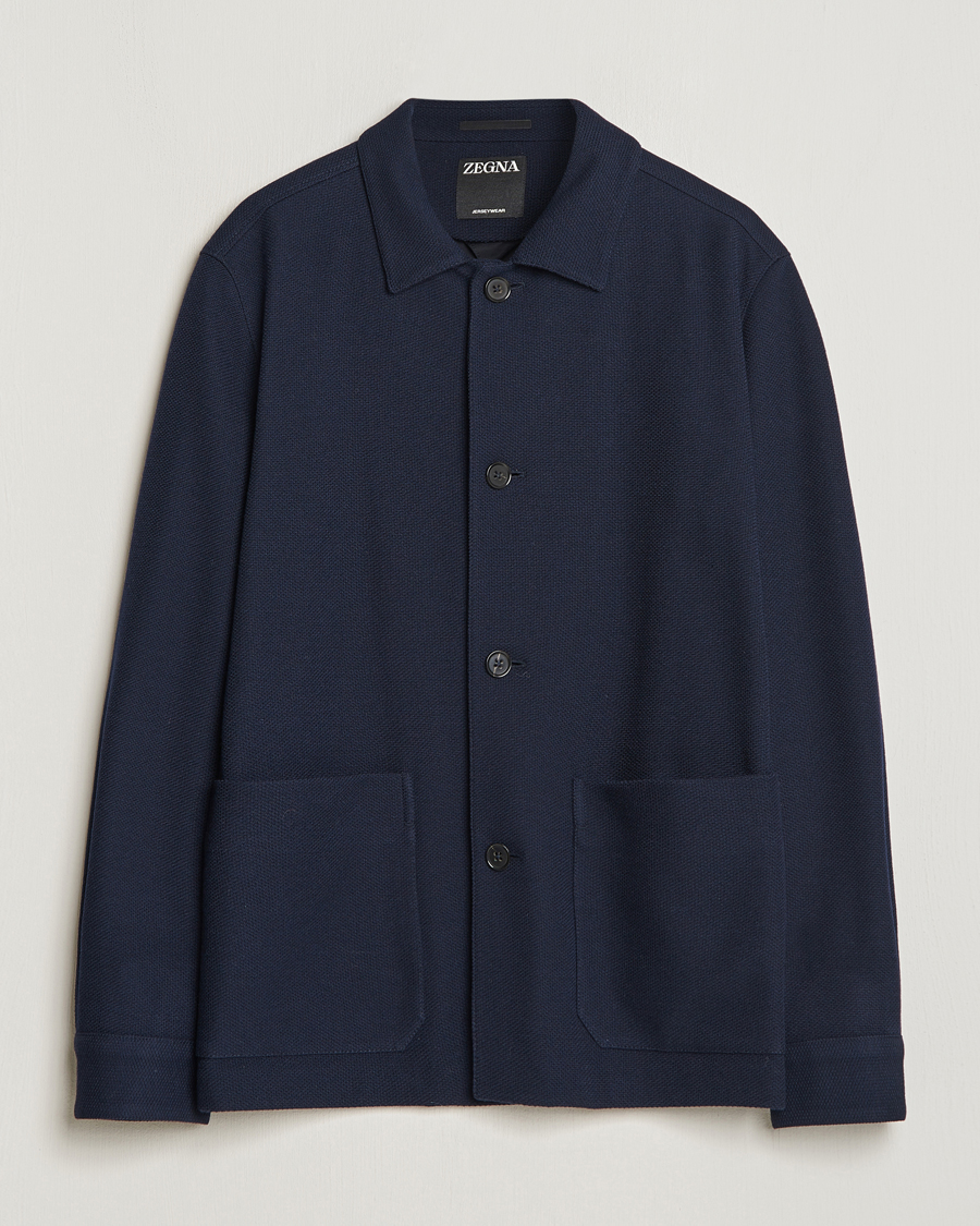 Homme | Blazers | Zegna | Wool Chore Jacket Navy