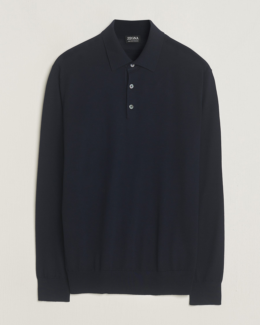 Homme | Pulls Et Tricots | Zegna | High Performance Wool Polo Navy