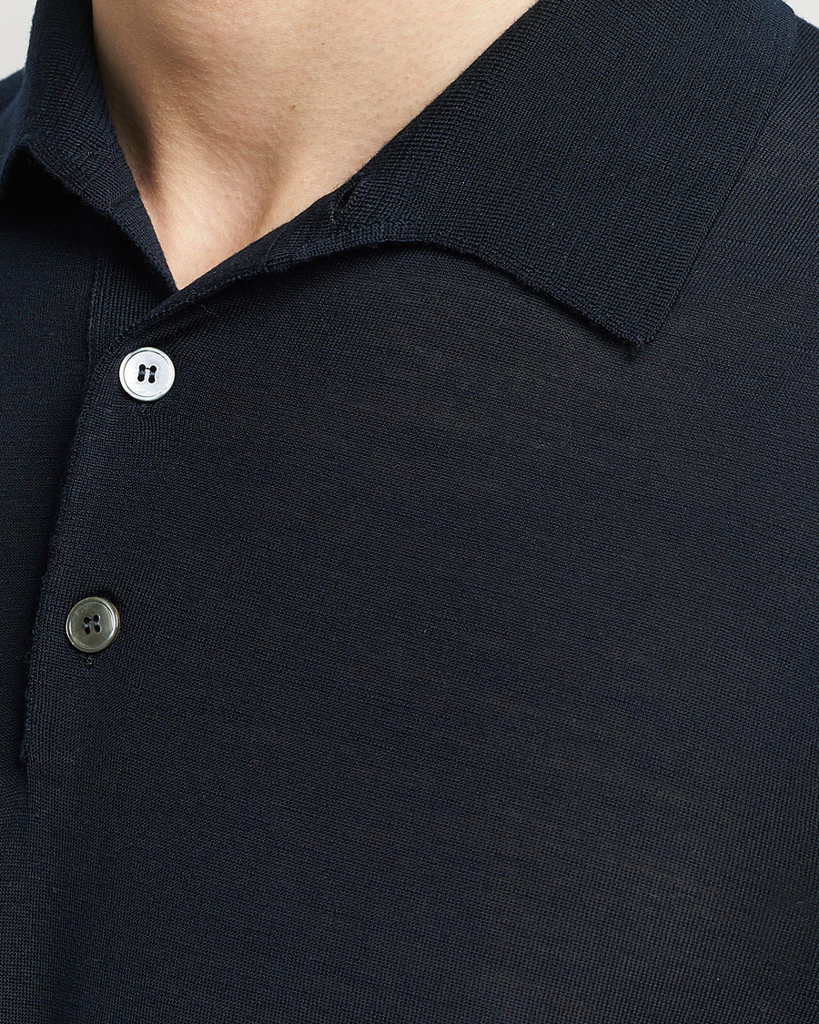 Homme | Pulls Et Tricots | Zegna | High Performance Wool Polo Navy