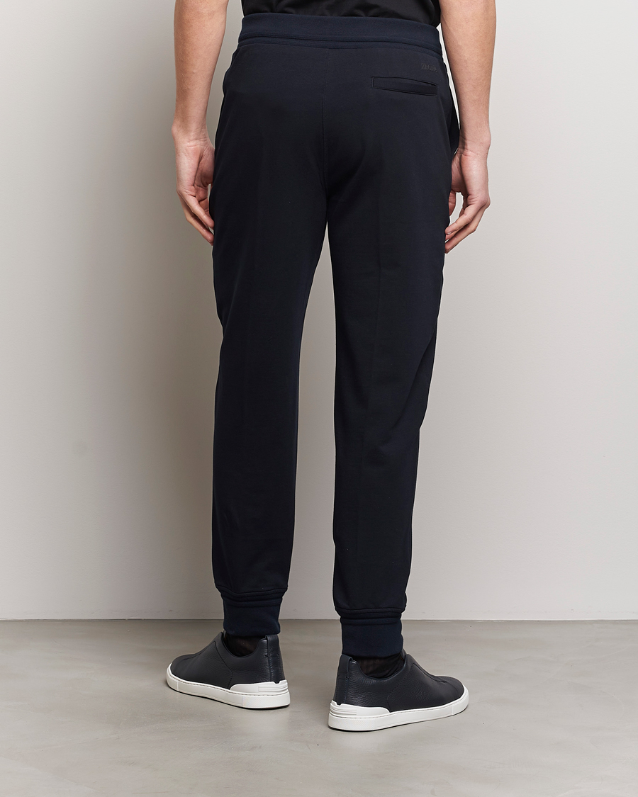 Homme | Pantalons | Zegna | Cotton Stretch Joggers Navy