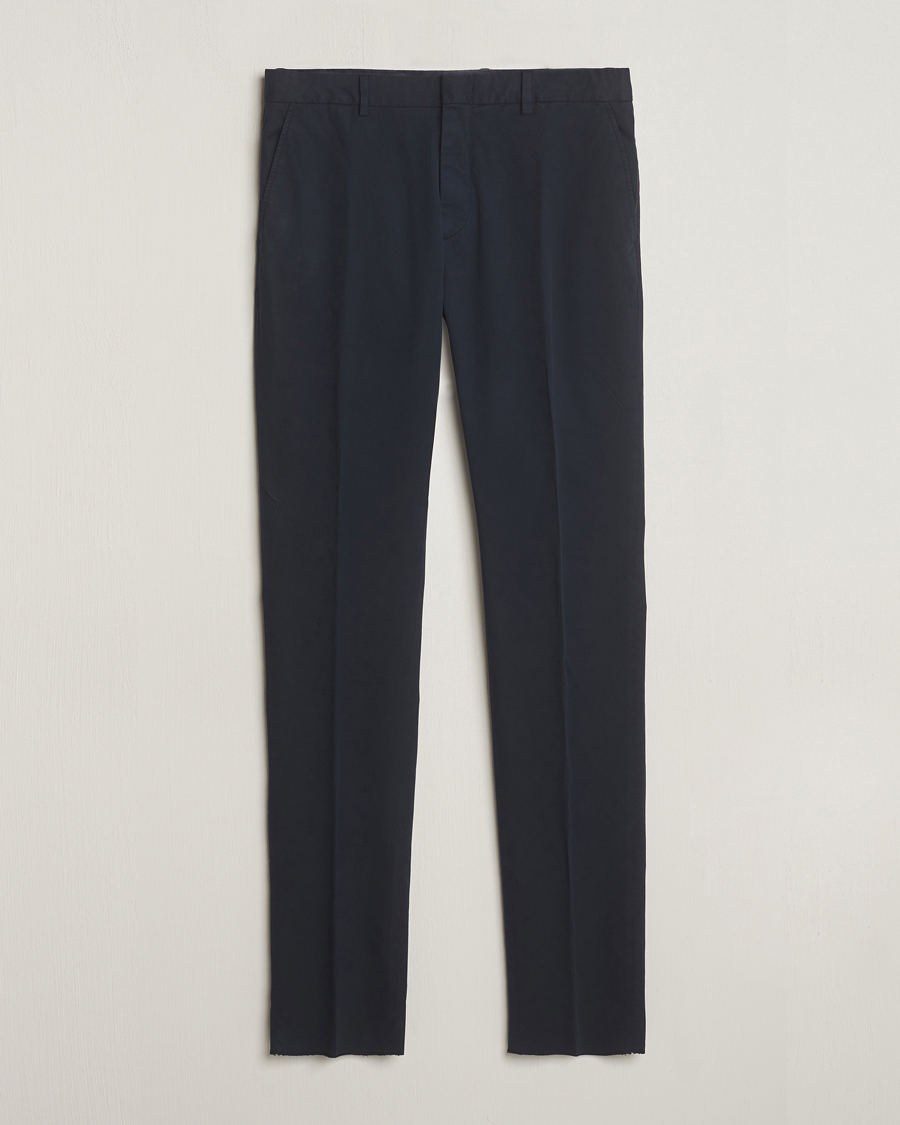 Homme | Pantalons | Zegna | Premium Cotton Chinos Navy