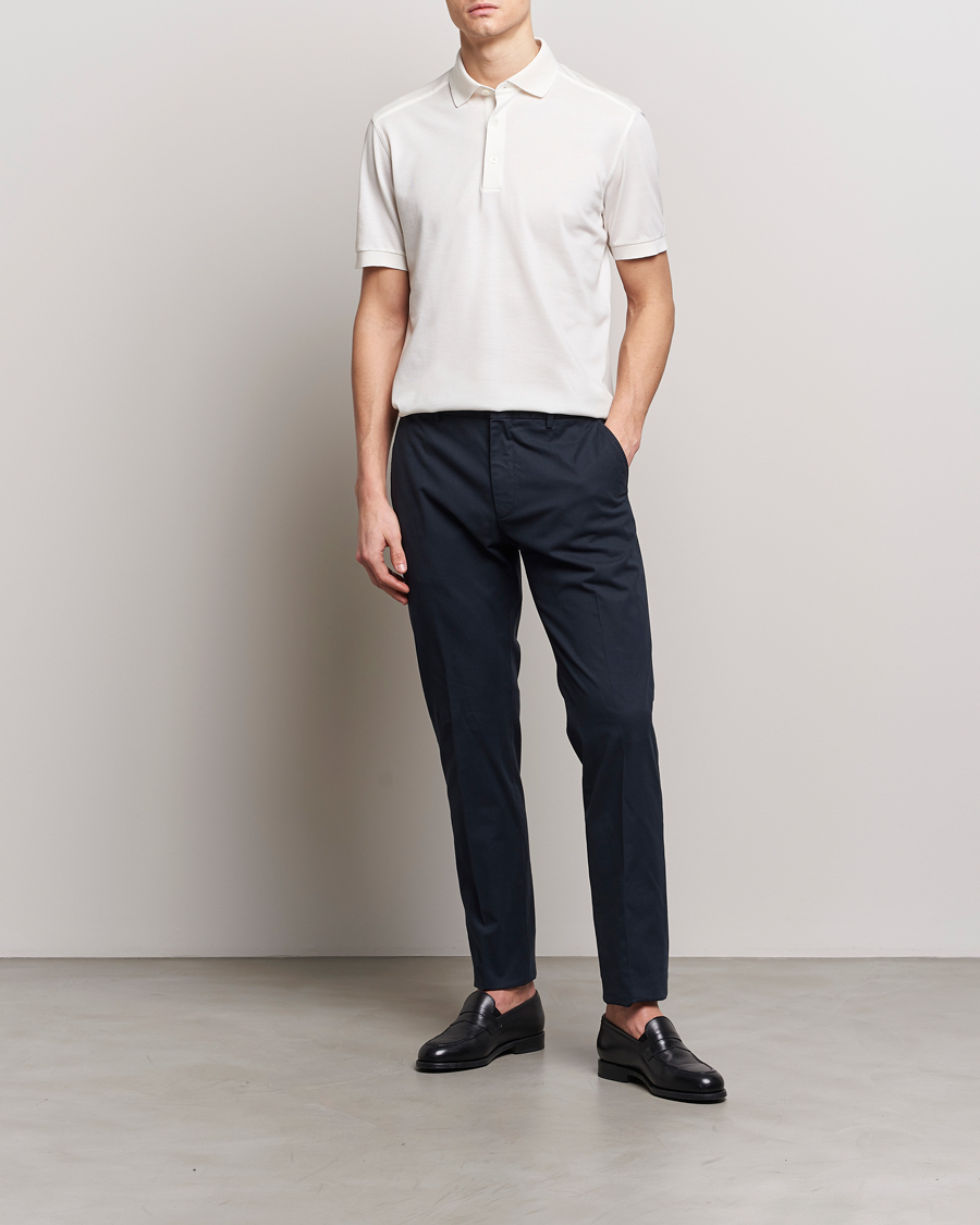 Homme | Pantalons | Zegna | Premium Cotton Chinos Navy