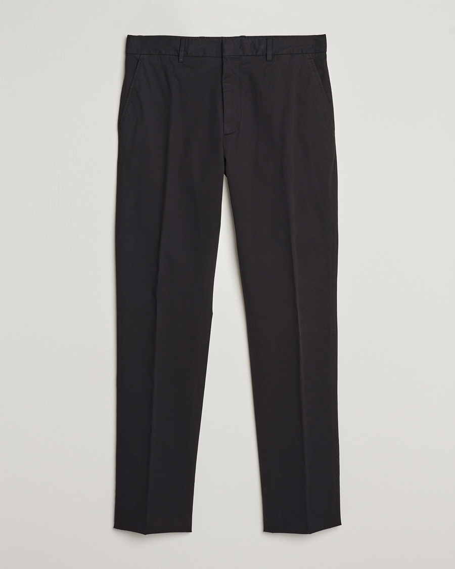 Homme | Pantalons | Zegna | Premium Cotton Chinos Black