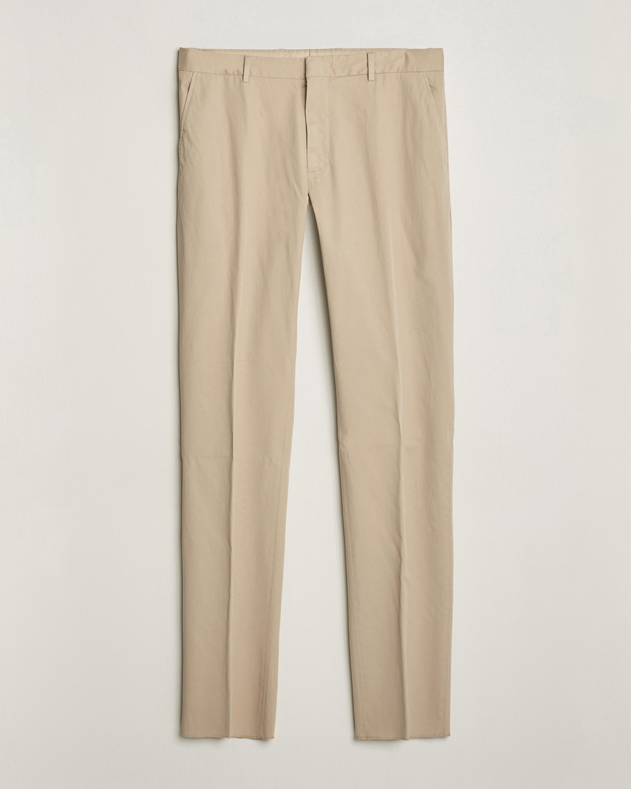 Homme | Pantalons | Zegna | Premium Cotton Chinos Beige