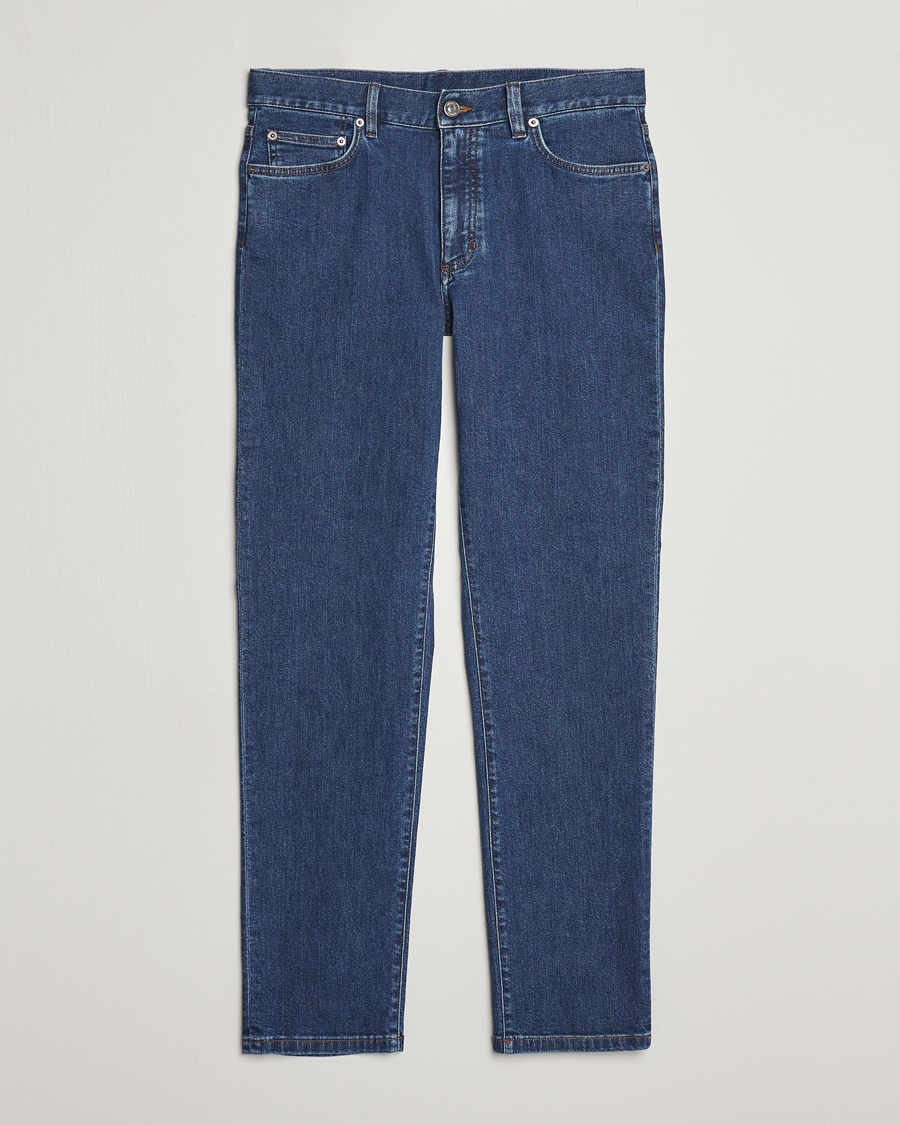 Homme | Jeans | Zegna | Slim Fit 5-Pocket Jeans Stone Wash