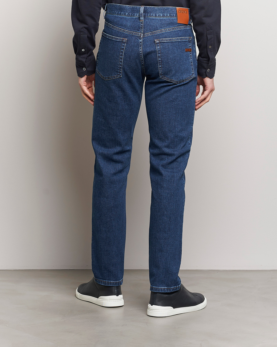 Homme | Jeans | Zegna | Slim Fit 5-Pocket Jeans Stone Wash