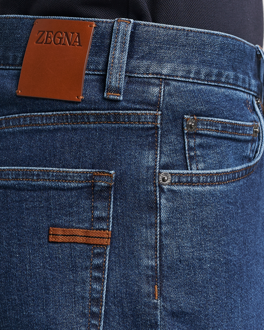 Homme | Jeans | Zegna | Slim Fit 5-Pocket Jeans Stone Wash