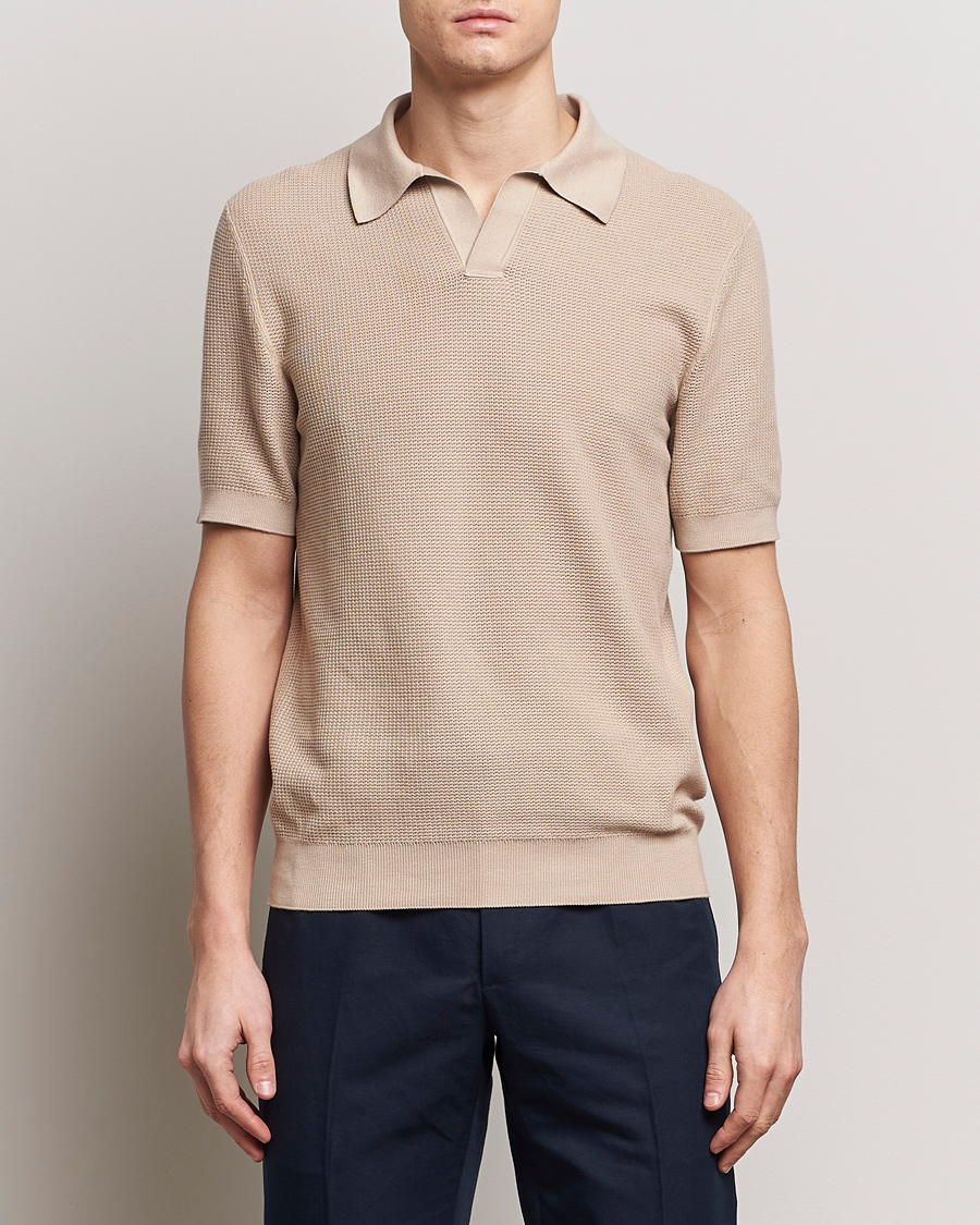 Homme | Polos | Zegna | Riviera Polo Light Beige