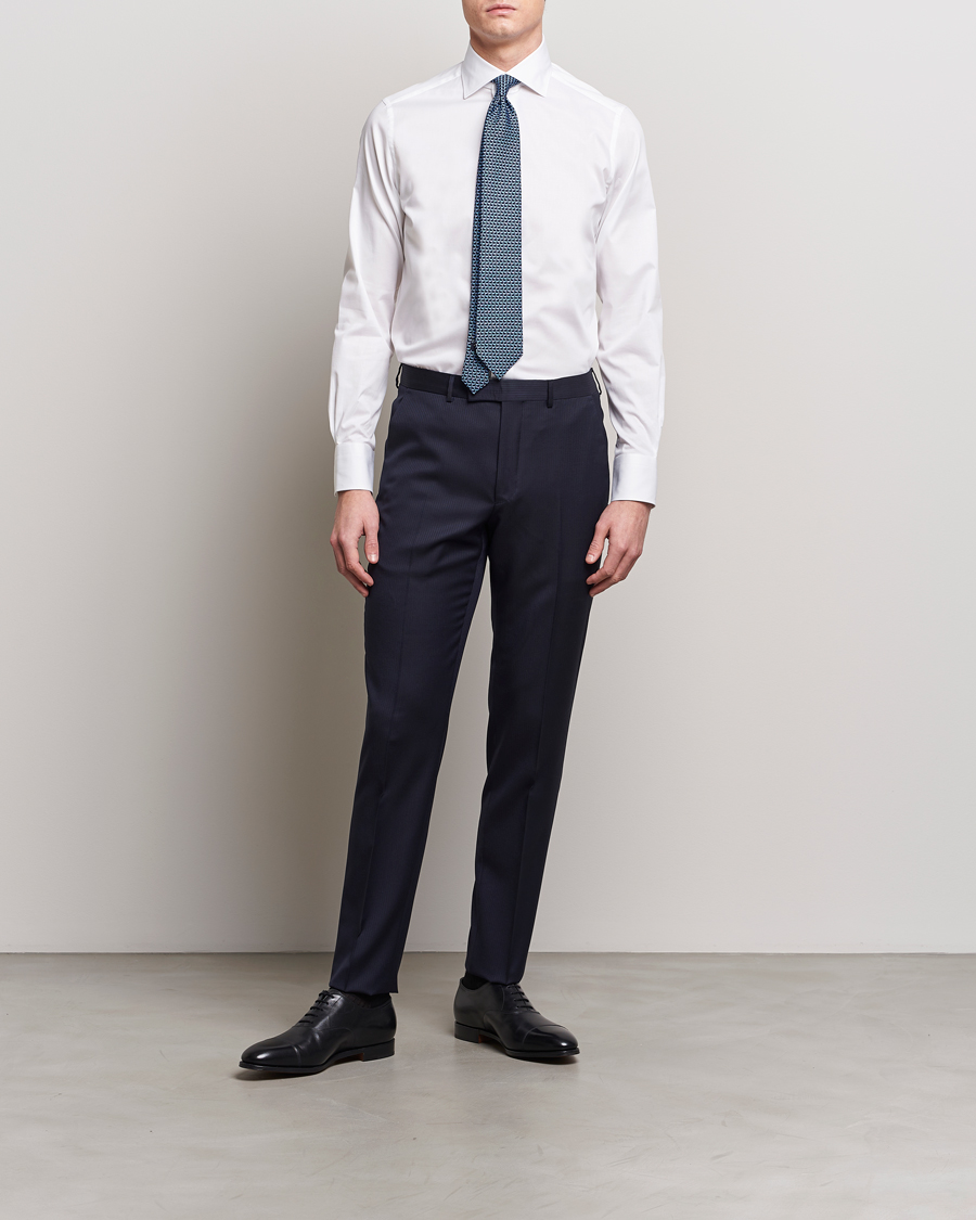 Homme | Italian Department | Zegna | Slim Fit Dress Shirt White
