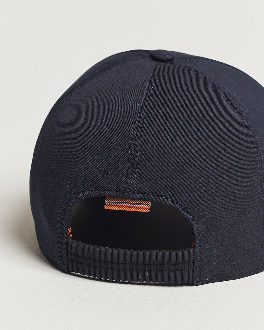 Homme | Zegna Cotton/Wool Baseball Cap Navy | Zegna | Cotton/Wool Baseball Cap Navy