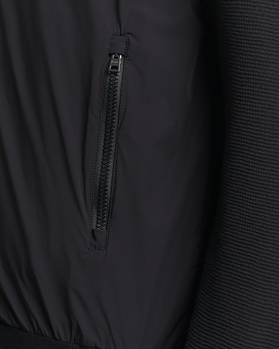 Homme | Manteaux Et Vestes | Herno | Hybrid Knit Jacket Black
