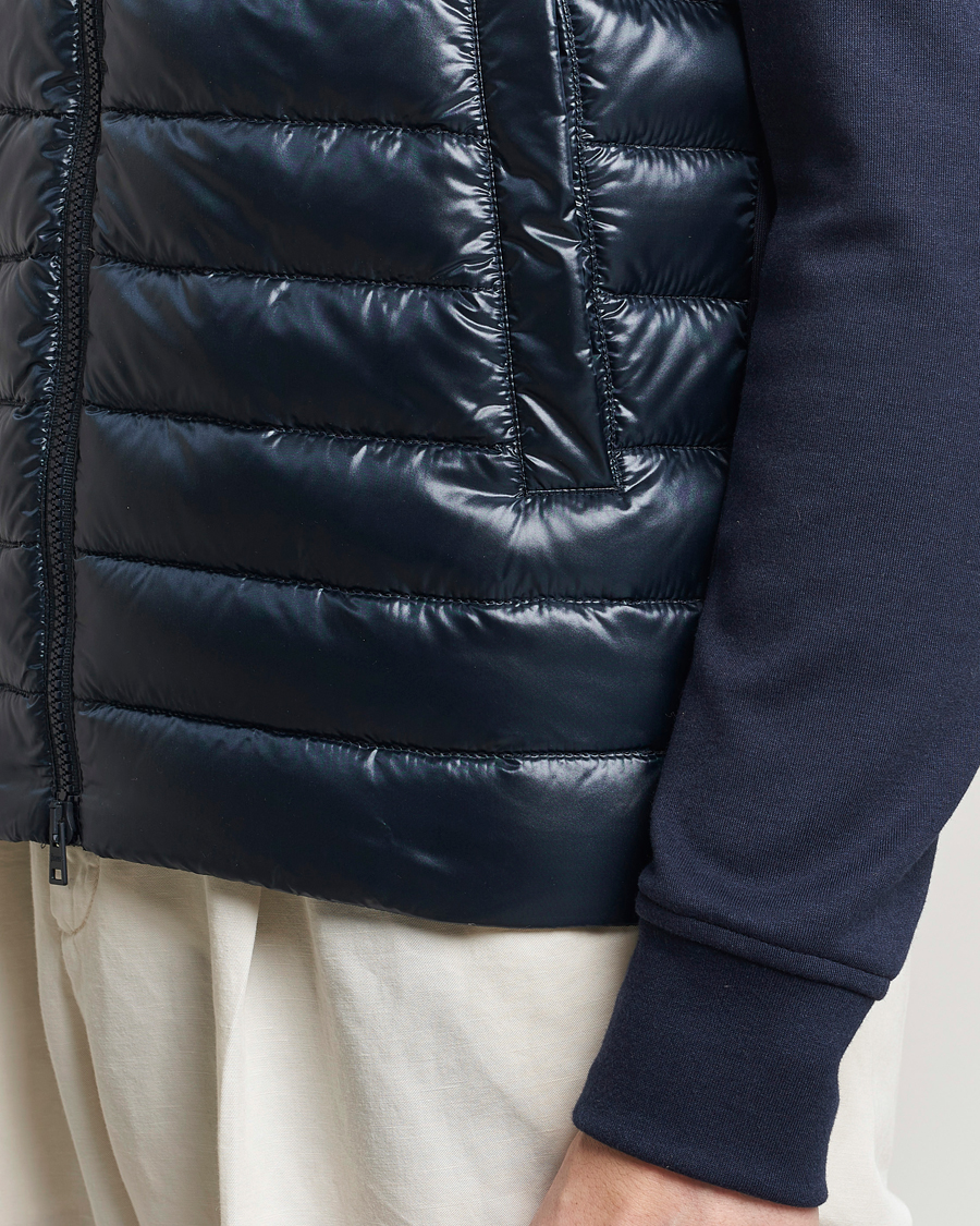 Homme | Manteaux Et Vestes | Herno | Hybrid Hooded Zip Jacket Navy