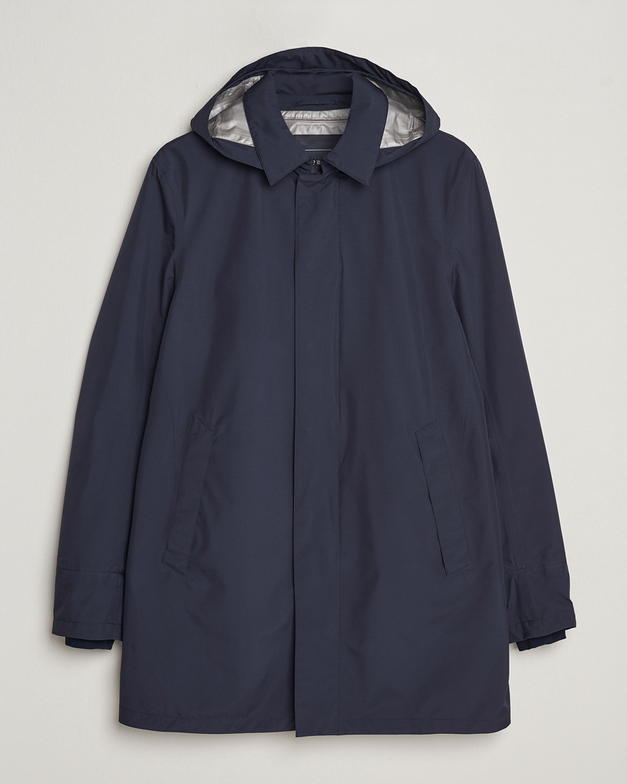 Homme | Manteaux Et Vestes | Herno | Laminar Waterproof Coat Navy