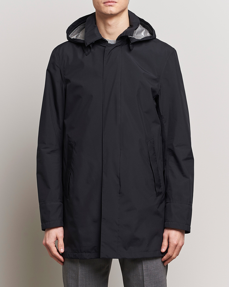 Homme | Italian Department | Herno | Laminar Waterproof Coat Black