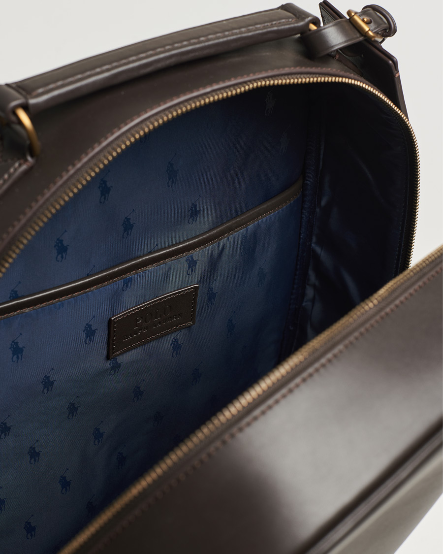 Homme | Polo Ralph Lauren Leather Backpack Dark Brown | Polo Ralph Lauren | Leather Backpack Dark Brown