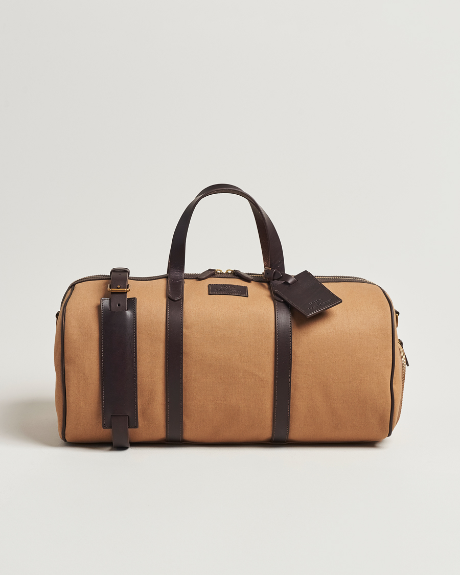Homme | Polo Ralph Lauren Canvas/Leather Dufflebag Tan | Polo Ralph Lauren | Canvas/Leather Dufflebag Tan
