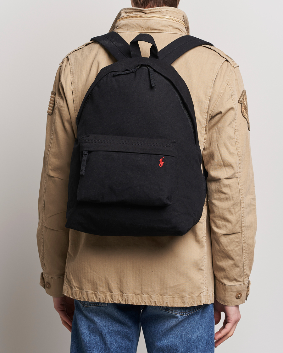 Homme |  | Polo Ralph Lauren | Canvas Backpack Polo Black