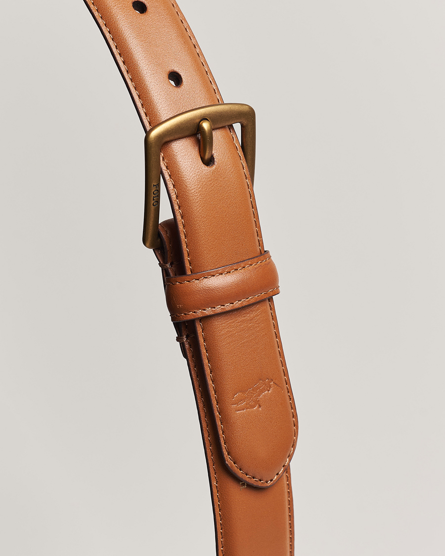 Homme | Polo Ralph Lauren Smooth Leather Belt Tan | Polo Ralph Lauren | Smooth Leather Belt Tan