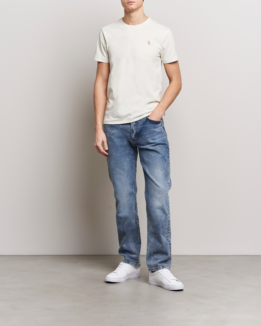 Homme | T-shirts | Polo Ralph Lauren | Crew Neck T-Shirt Parchment Cream