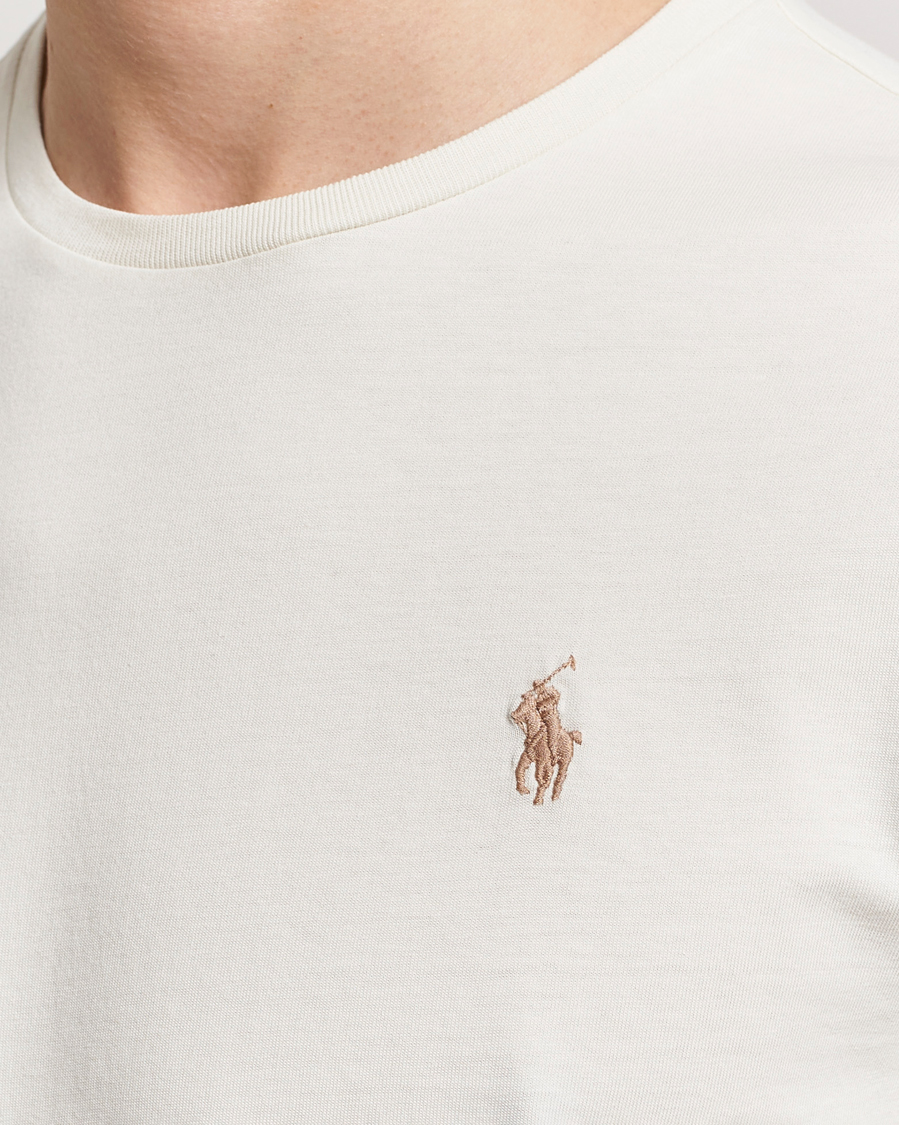 Homme | T-shirts | Polo Ralph Lauren | Crew Neck T-Shirt Parchment Cream