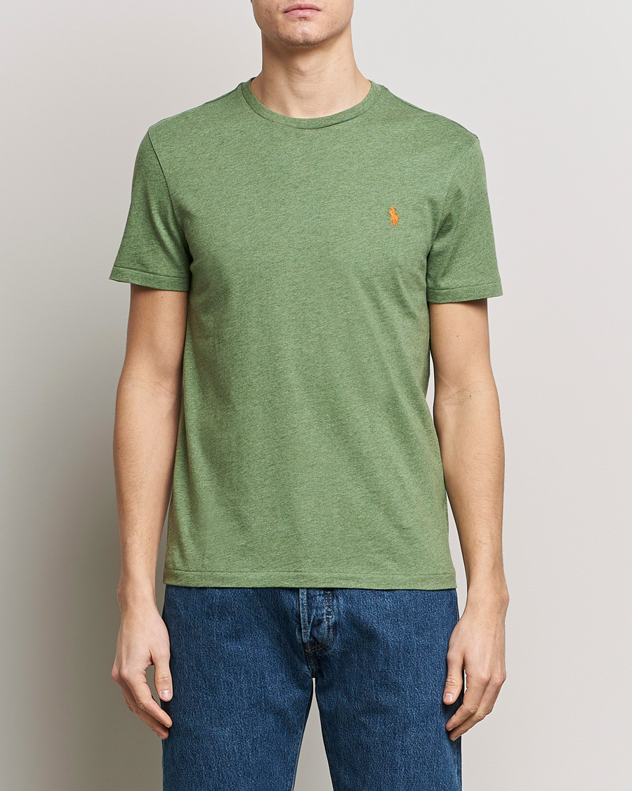 Homme |  | Polo Ralph Lauren | Crew Neck T-Shirt Cargo Green Heather