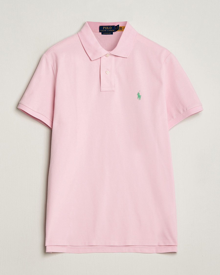 Homme | Polos | Polo Ralph Lauren | Custom Slim Fit Polo Garden Pink