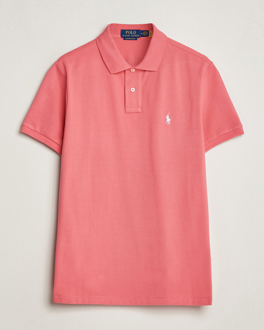 Homme | Polos | Polo Ralph Lauren | Custom Slim Fit Polo Pale Red