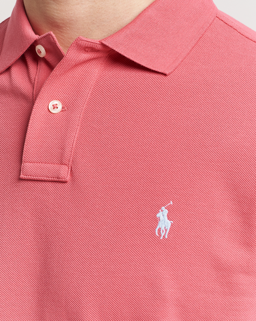 Homme | Polos | Polo Ralph Lauren | Custom Slim Fit Polo Pale Red