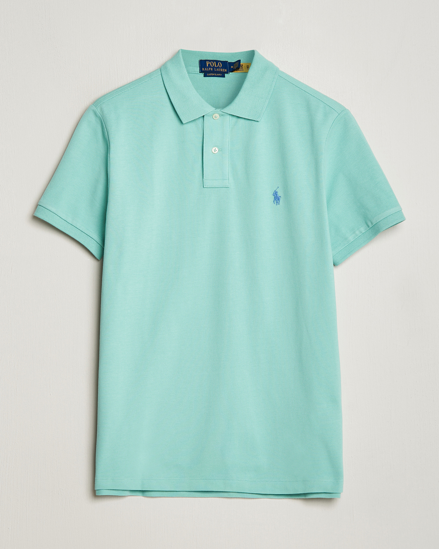 Homme | Polos | Polo Ralph Lauren | Custom Slim Fit Polo Celadon