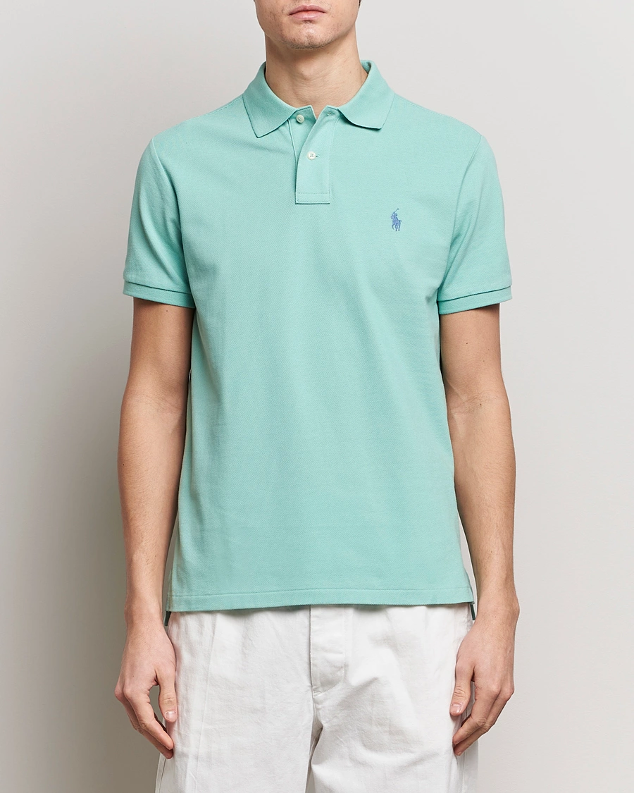 Homme | Only Polo | Polo Ralph Lauren | Custom Slim Fit Polo Celadon