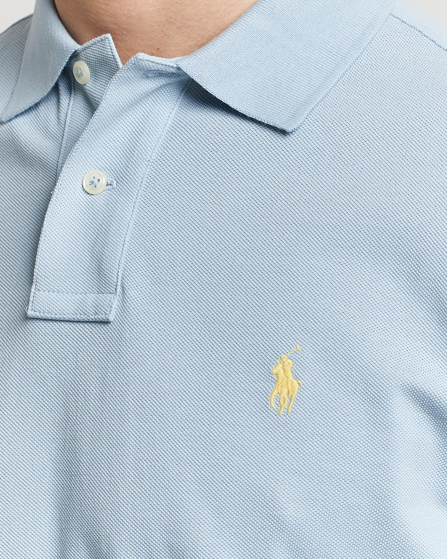 Homme | Polos | Polo Ralph Lauren | Custom Slim Fit Polo Alpine Blue