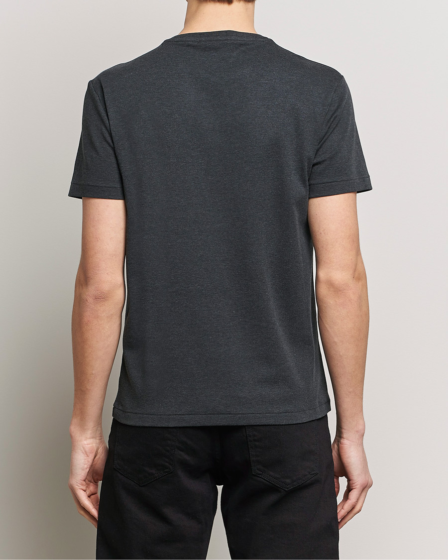 Homme | T-shirts | Polo Ralph Lauren | Luxury Pima Cotton Crew Neck T-Shirt Black Heather
