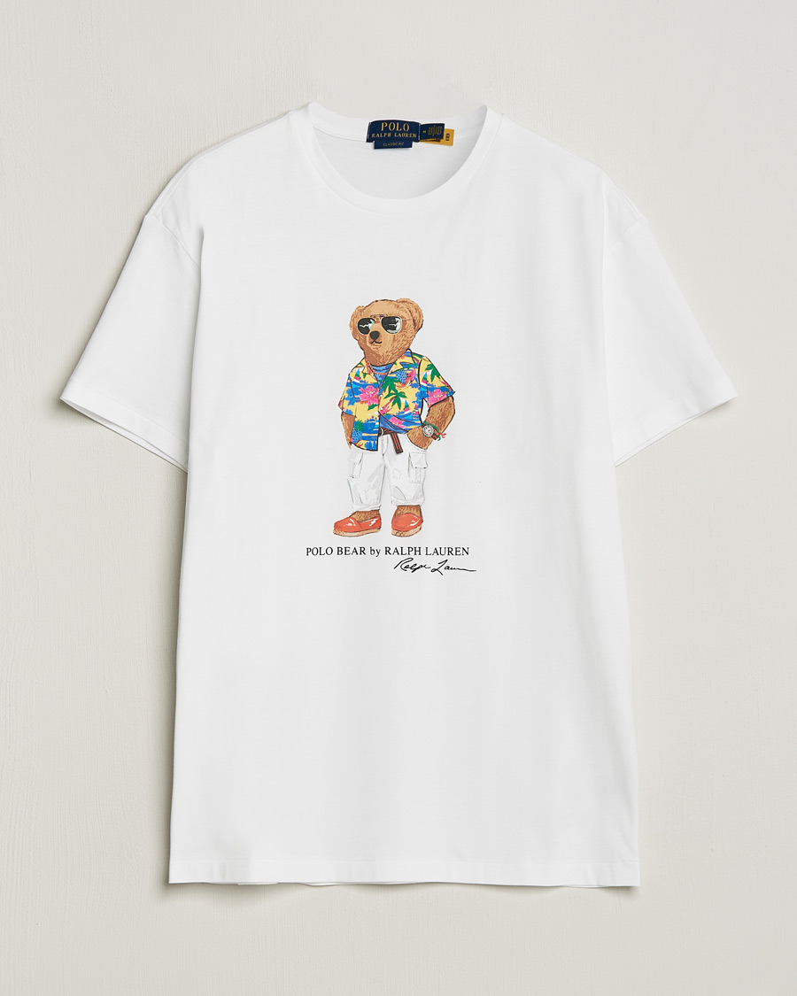 Homme | T-shirts | Polo Ralph Lauren | Printed Bear Crew Neck T-Shirt White