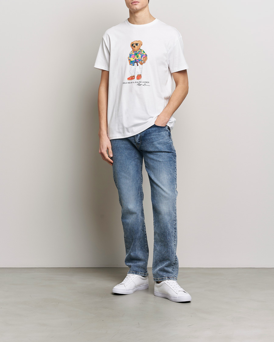 Homme | T-shirts | Polo Ralph Lauren | Printed Bear Crew Neck T-Shirt White