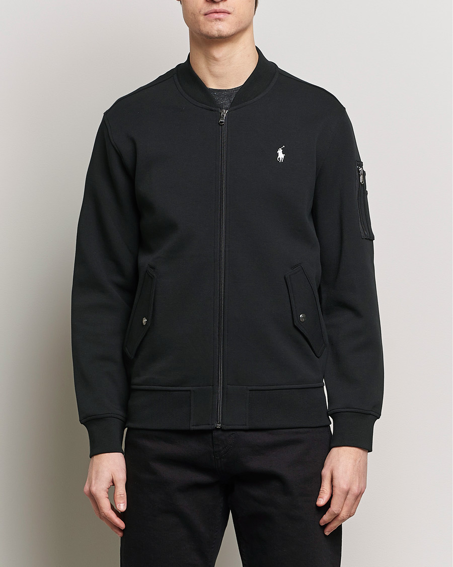 Homme | Soldes Vêtements | Polo Ralph Lauren | Bomber Full-Zip Sweatshirt Polo Black