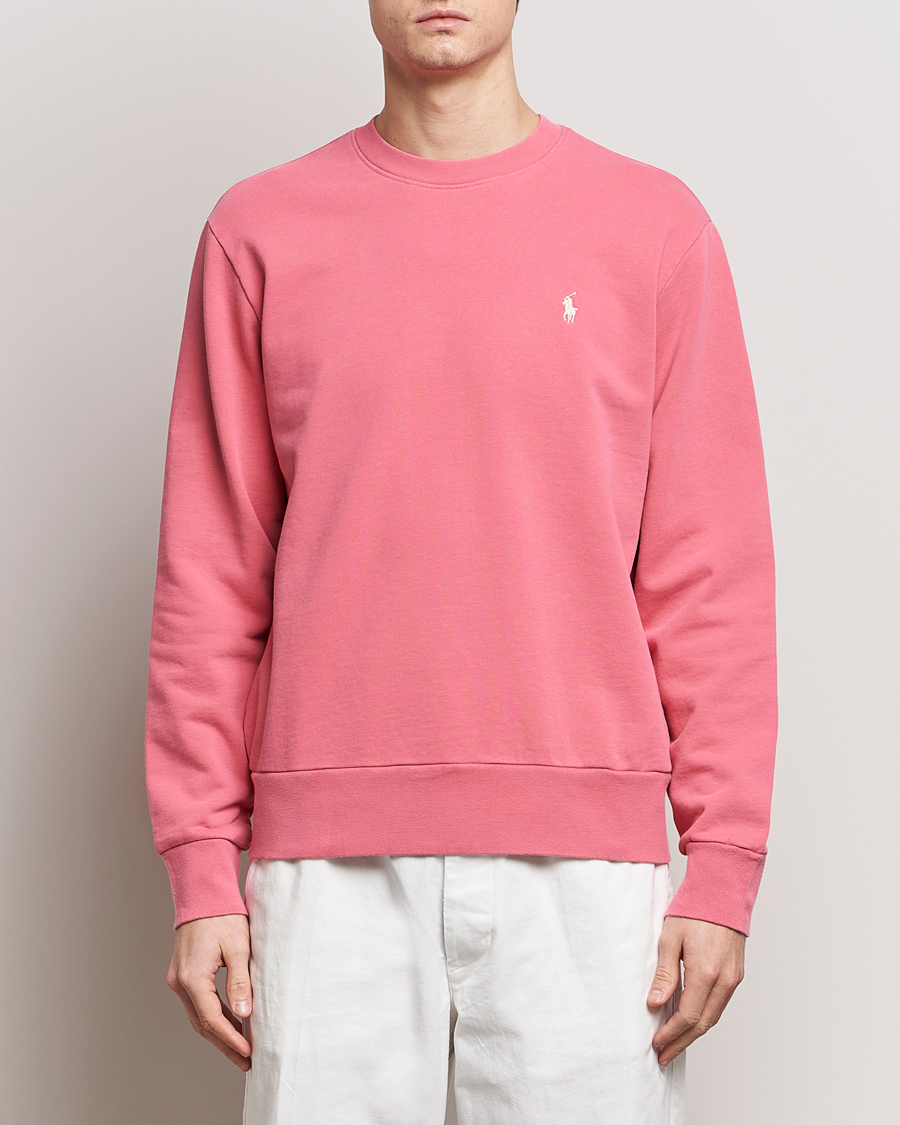 Homme | Soldes -20% | Polo Ralph Lauren | Loopback Terry Sweatshirt Pale Red
