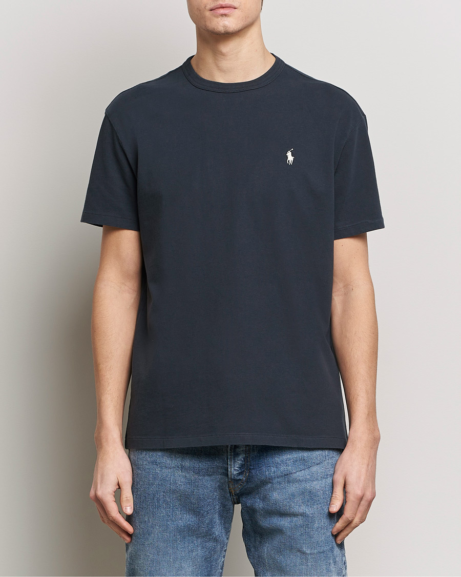 Homme | T-Shirts Noirs | Polo Ralph Lauren | Loopback Crew Neck T-Shirt Faded Black